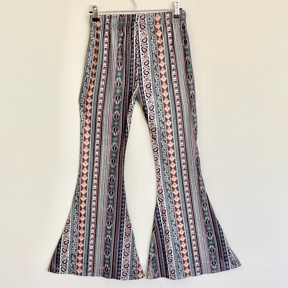 Daisy Del Sol High Waist Gypsy Comfy Yoga Boho Bell Bottom Pants Women’s Medium - Picture 7 of 11